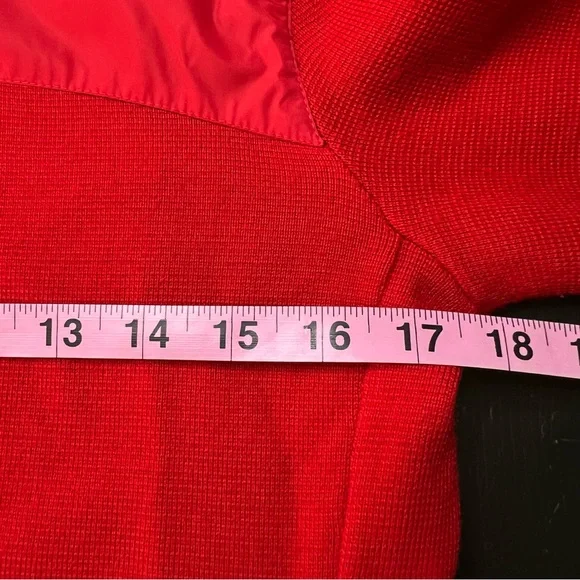 Canada Goose Windridge Wool Hoodie In Red/Rouge Size Small.